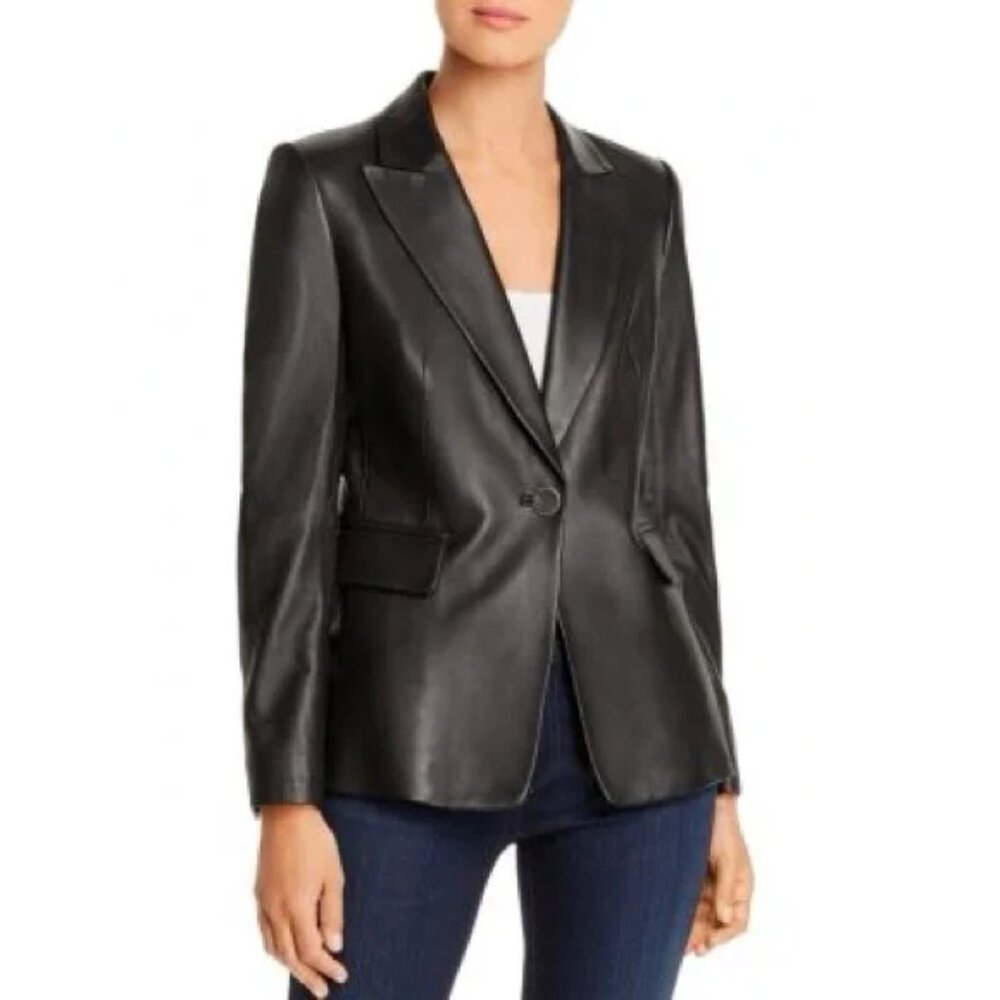 Kobi Halperin Lamb Leather Jacket Sz Small